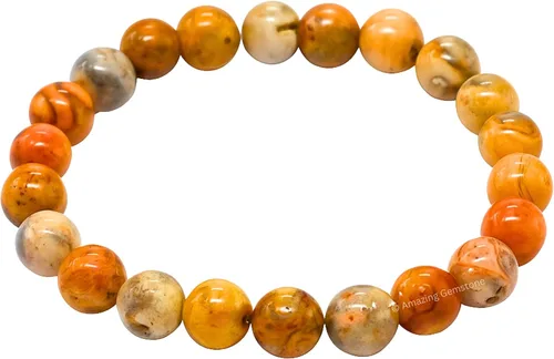 Vista 105 de Amazing Gemstone Crystal Bracelet for Women Men's Gifts - Protection Healing Crystal Bracelet - 8mm Gemstone Beaded Stretchable Bracelet Pulseras