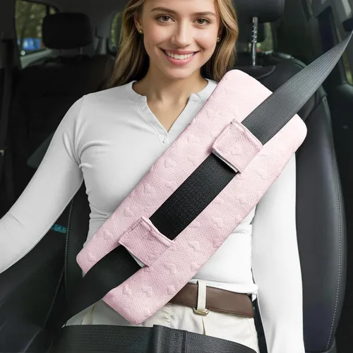 Vista 10 de Almohada para cinturón de seguridad poscirugía, almohada para puerto de quimioterapia para protector de pecho para pacientes de quimioterapia