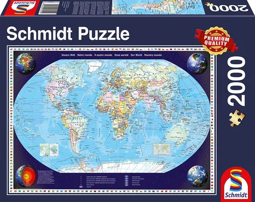 Vista 4 de SCHMIDT Rompecabezas de Our World, 2000 piezas