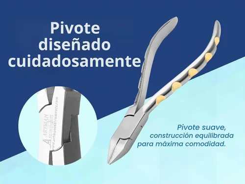 Vista 4 de Alicates Adams con inserciones de carburo de tungsteno Arco de ortodoncia formando Alambre doblado cierre formando Golden Dot Series ARTMAN