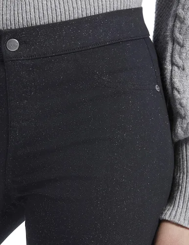 Vista 3 de HUE Leggings de mezclilla Sparkle Tux para mujer