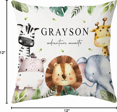 Vista 7 de Hyturtle Almohada personalizada para niños y niñas (inserto incluido)