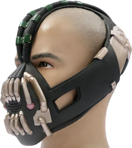 Vista 5 de Máscara de Bane para disfraz de caballero oscuro para adulto