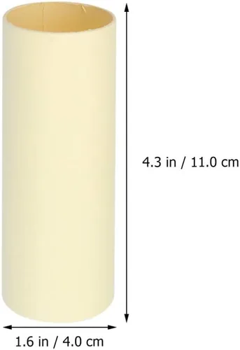 Vista 2 de Sewroro 20 tubos de cartón, tubos de papel kraft para tubos redondos de manualidades, tubo de rollo de papel, dibujos artísticos, protector de tubo