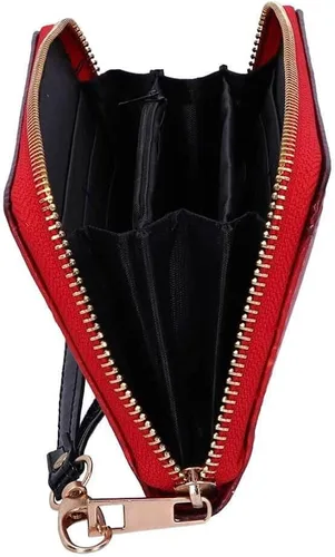 Vista 5 de Nemesis Now Elvis 68 Performance Red - Bolso para mujer, 7.5 in