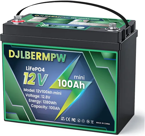 Vista 9 de Batería de litio de 12V 30Ah, baterías LiFePO4 de 12V, potencia de carga de 384W, batería de ciclo profundo de iones de litio y fosfato de hierro