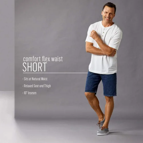Vista 7 de Wrangler Authentics Pantalón corto Comfort Flex con cintura para hombre