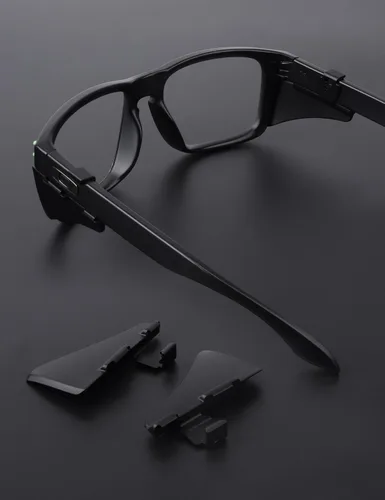 Vista 4 de Eye Opening Stuff Lentes de repuesto protectores laterales para gafas de sol compatibles con Oakley Holbrook OO9102