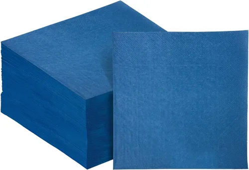 Vista 64 de Servilletas de cóctel de 24 colores de 5 x 5 pulgadas desechables servilletas de papel para bebidas para cóctel, boda, cena, fiesta de cumpleaños