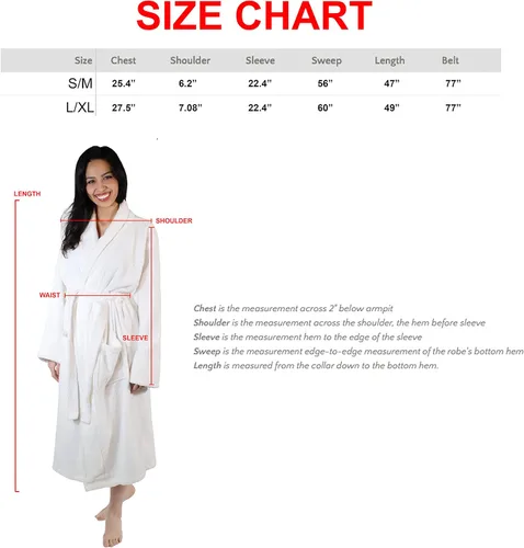 Vista 11 de Superior Men's Traditional Premium Turkish Cotton Lightweight Long Bathrobe with Pockets