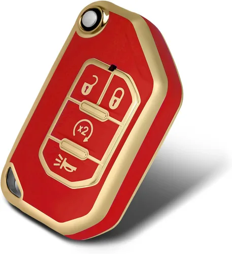 Vista 52 de Funda protectora inteligente de termoplástico con 4 botones para llave de Hyundai; funda compatible con los modelos Elantra, Ioniq, Sonata, Tucson