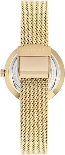 Vista 3 de Ted Baker Señoras de acero inoxidable amarillo oro malla banda reloj (Modelo BKPDAF3059I), Oro