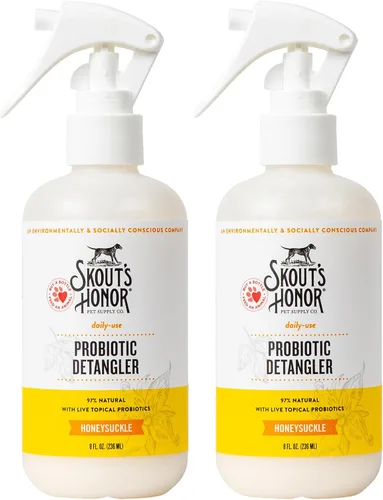 Vista 10 de SKOUT'S HONOR Spray desenredante probiótico para perros, perro del bosque