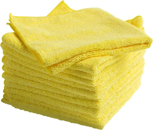 Vista 8 de Matthew - Paquete de 12 paños de limpieza de microfibra (12 x 12 pulgadas), trapos de limpieza de absorción de agua, reutilizables y lavables