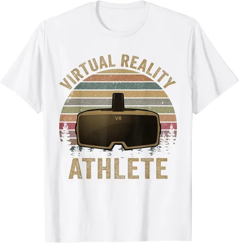 Vista 79 de Virtual Reality Athlete for VR Gamers Camiseta Asphalt Grey