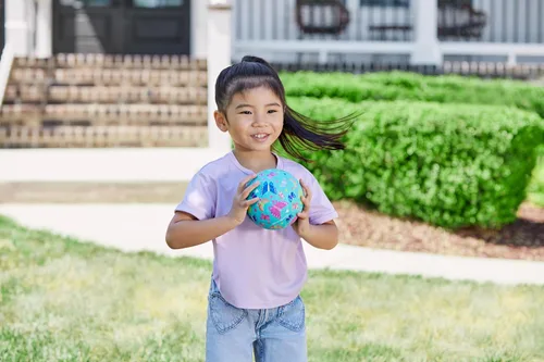 Vista 4 de Crocodile Creek Pelota de Patio de Juegos – Pelota de goma duradera para niños de 3 años en adelante – Pelota inflable que rebota para kickball