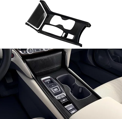 Vista 24 de Calcomanías de ventilación de salida de CA para Honda Accord 2018-2022, accesorios de 10ª generación, calcomanías de fibra de carbono ABS