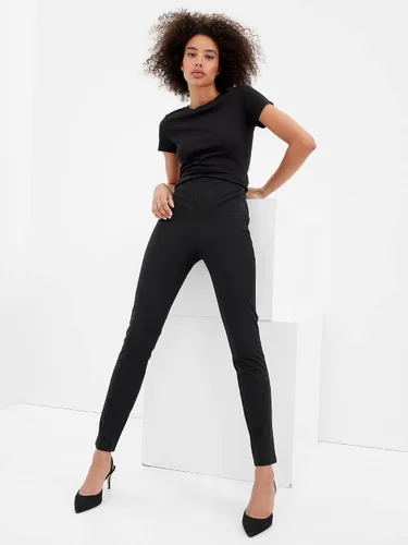 Vista 5 de GAP Leggings ajustados con cremallera al tobillo para mujer