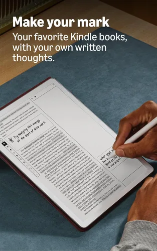 Vista 7 de Amazon Kindle Scribe de 32 GB (último modelo) — Pantalla tipo papel de 11″ con luz frontal — Más delgado, ligero y rápido — Escribe en el cuaderno