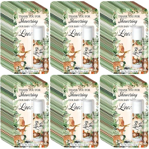 Vista 12 de Paquete de 30 Pequeño Vaquero Baby Shower Juegos Premios Regalos de Fiesta Bálsamos Labiales a Granel Obsequios para Ganadores Adultos Invitados