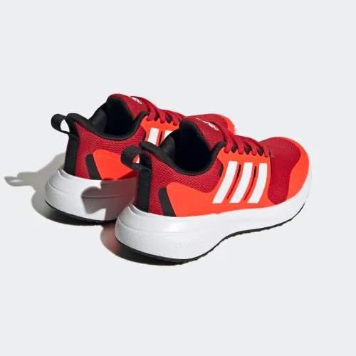 Vista 6 de adidas Tenis de correr unisex Fortarun 2.0 para niños Better Scarlet/Blanco/Rojo Solar