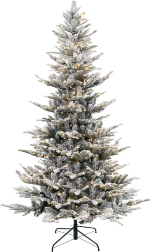 Vista 25 de Naomi Home Dakota - Árbol de Navidad negro preiluminado de 6.5 pies