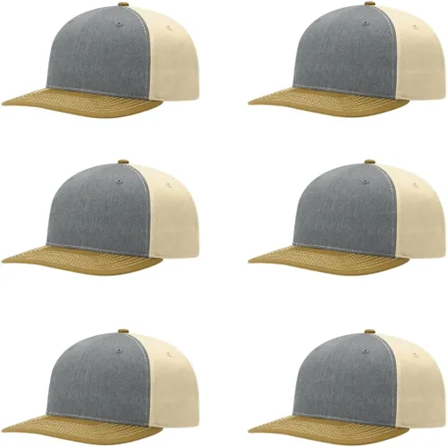 Vista 108 de Richardson 312 Gorra de béisbol ajustable con correa trasera de sarga Paquetes a granel disponibles - Talla única