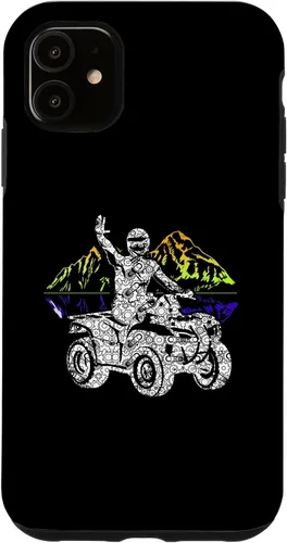 Vista 8 de ATV Rider Mountains Offroad Motocross Quad Racing Case for iPhone 16