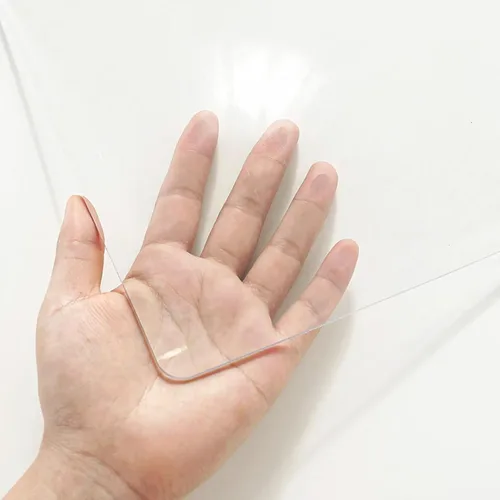 Vista 8 de Clear Place Mat for Kitchen Counter, 12”x 16”(1MM) Non-Slip Countertop Protector Liner, Small Non-Stick Baking Mat, Heat Resistant Placemat for