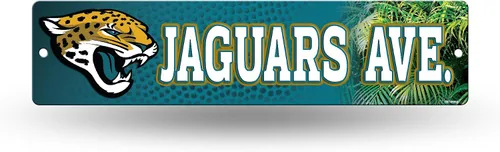 Vista 20 de Señal de calle de plástico NFL Rico Industries 4" x 16