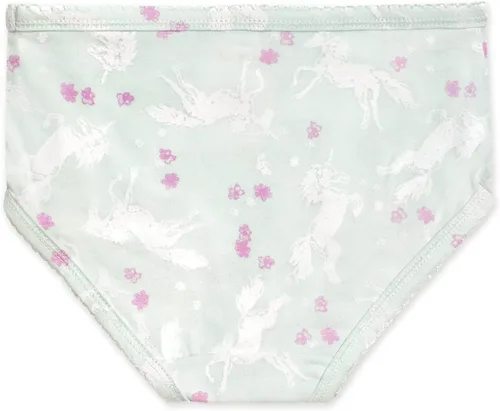 Vista 2 de Burt's Bees Baby Toddler Girls' Underwear, Organic Cotton Panties, Tag-Free Comfort Briefs, Pack of 10