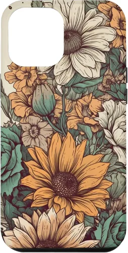 Vista 26 de Western Boho Leopard Sunflowers Cactus Funda Rodeo Cowgirl para iPhone 17