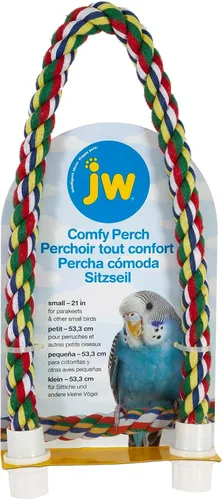 Vista 17 de Percha para pájaros de Booda, 21", Multicolor