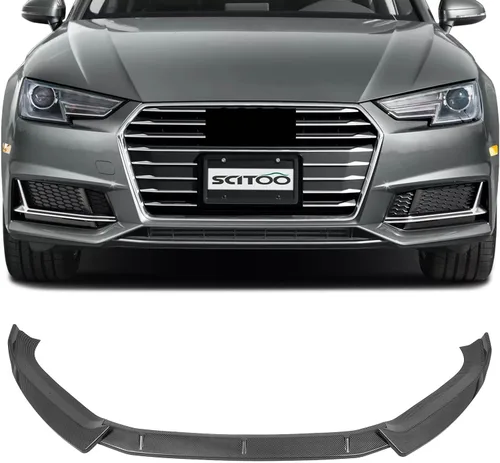 Vista 26 de SCITOO Alerón de borde de parachoques delantero mate negro para Ford Focus ST años 2013-2014 - Spoiler frontal de polipropileno