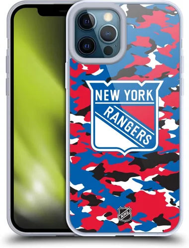 Vista 256 de Head Case Designs Funda de gel suave con licencia oficial de la NHL Camouflage New York Rangers compatible con Apple iPhone 7 Plus/iPhone 8 Plus