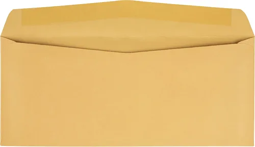 Vista 2 de Quality Park, Sobres Kraft #11, engomados, marrón Kraft, 4.5 x 10.375, 500 por caja (11362)