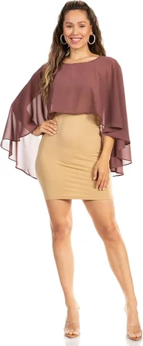 Vista 5 de Sakkas Anya - Capa de gasa suave para mujer, para boda, dama de honor, novia, bolero