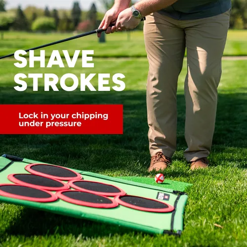 Vista 7 de Juego de Golf Pong, Juego Jumbo para Patio Trasero, Juego de Golf de Astillado Portátil para Interior-Exterior, Regalo de Golf para Hombres, Mujeres