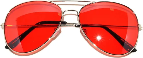 Vista 7 de OWL Paquete de 12 lentes de sol de aviador a granel de metal dorado, plateado, marco negro para hombres y mujeres, gafas de fiesta