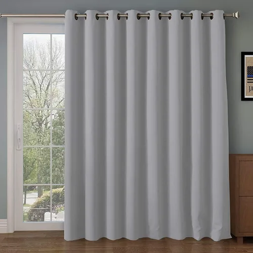 Vista 10 de Rose Home Fashion Cortinas opacas para puerta corrediza, oscurecimiento de la habitación, cortinas con aislamiento térmico para sala de estar