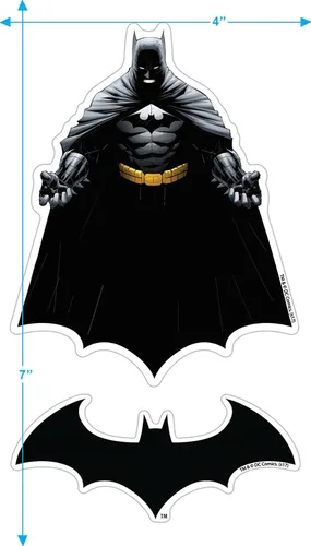 Vista 3 de Popfunk Camiseta y pegatinas clásicas de Batman Bat