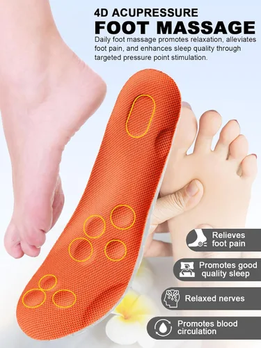 Vista 35 de Plantillas 4D Cloud para mujeres y niños, plantillas de soporte de arco, plantillas de espuma viscoelástica, plantillas de zapatos deportivos