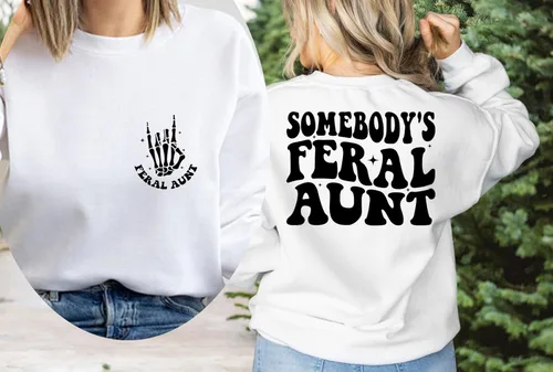 Vista 3 de Sudadera de tía para mujer, camisa de la tía Era, regalo de la mejor tía