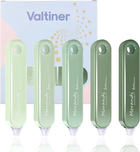 Vista 11 de 5 cintas correctoras estéticas, cinta extraíble blanca, de secado rápido, corrección instantánea, fácil de usar para suministros de oficina escolar