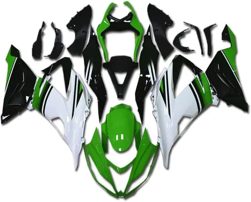 Vista 7 de Carenado negro brillante para Kawasaki Ninja 2013-2018 ZX6R 636 001 Negro Brillante