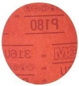 Vista 13 de 3M Hookit 01303 - Disco abrasivo rojo, 5 pulgadas, grano 40+ sin agujero, paquete de 25 para lijado automotriz, lijado de imprimación, lijado
