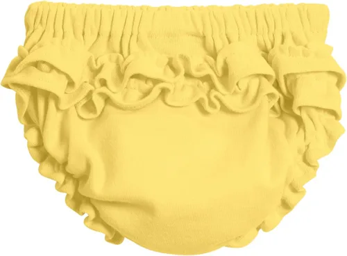 Vista 16 de City Threads Ruffle Diaper Cover for Baby Girls Soft Cotton, Made in USA Baby Girl Bloomers, Wear Over Disposable and Cloth