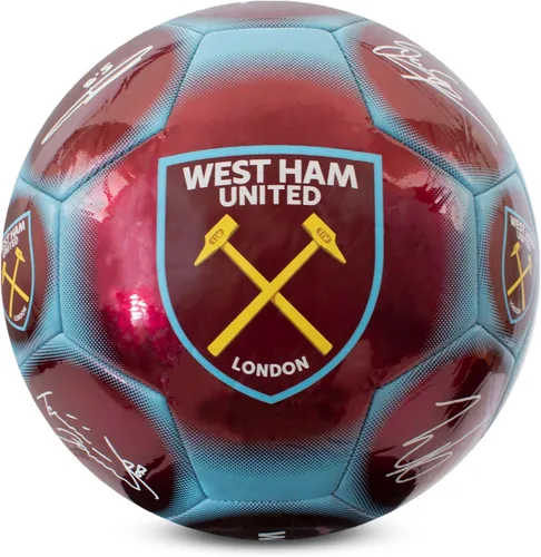 Vista 13 de Hy-Pro Balón de fútbol clásico con licencia oficial, metálico, talla 5, entrenamiento, partido, mercancía, coleccionable para niños y adultos