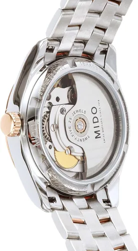Vista 4 de Mido Watch Reloj de mujer M0242072203600 automático Mido Caliber 80 base ETA C07611 Plateado