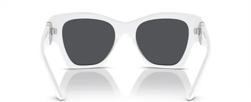 Vista 3 de Versace VE 4452 31787 Gafas de sol de moda de plástico blanco lente gris